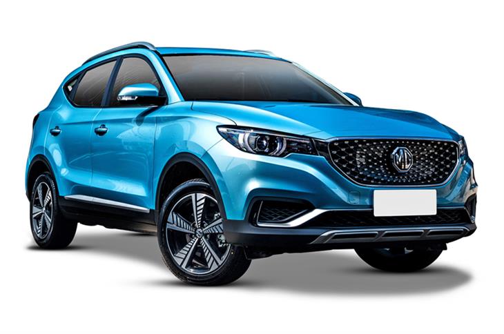 Mg zs deals ev car price